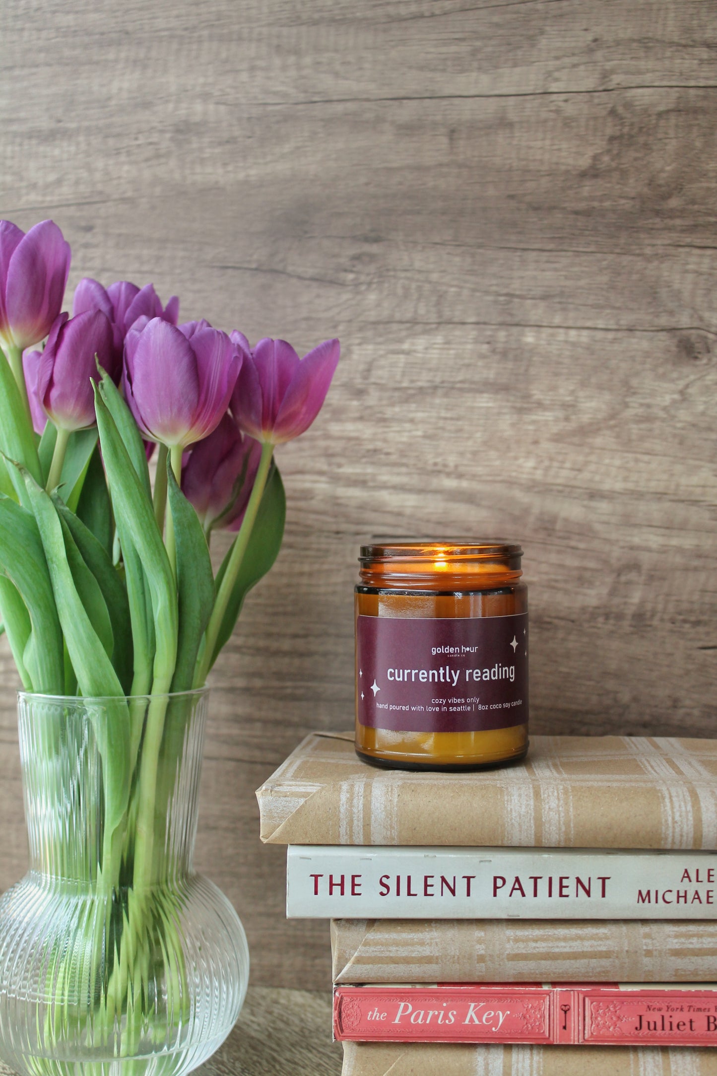 Blind Date with a Book & Cozy Candle – Mystery Book Bundle